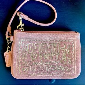 Coach Poppy Wristlet Like New Purse
